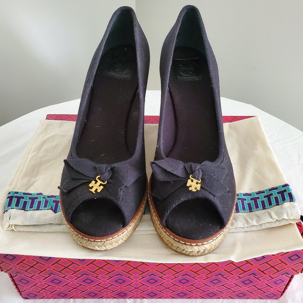 New Tory Burch 'Jackie' Wedge  Espadrilles